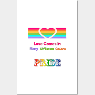 Pride Love Posters and Art